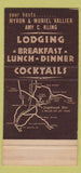 Matchbook Cover - Sagebrush Inn Taos NM SAMPLE WEAR 30 Strike