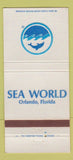 Matchbook Cover - Sea World Orlando FL 30 Strike