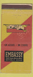 Matchbook Cover - Embassy Beverly Hills CA WEAR 30 Stick