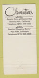 Matchbook Cover - Clementine's Beverly Hills Palo Alto CA girlie 30 Strike