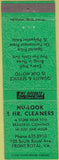 Matchbook Cover - Nu Look Cleaners Front Royal VA green