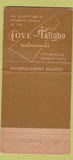 Matchbook Cover - The Cove Tallyho Restaurant Los Angeles CA 30 Strike