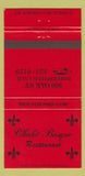 Matchbook Cover - Chalet Basque Restaurant Bakersfield CA 30 Strike