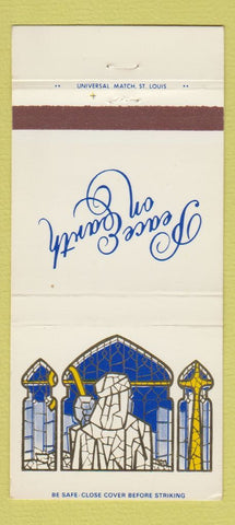 Matchbook Cover - Pace on Earth Christmas 30 Strike