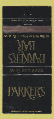 Matchbook Cover - Parker's Bar Boston MA WEAR 30 Strike