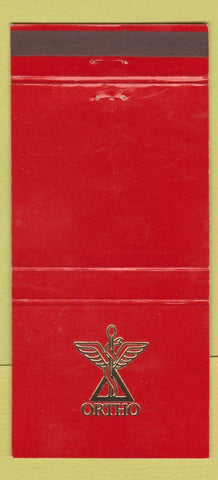 Matchbook Cover - Ortho Diagnostics Raritan NJ 30 Strike