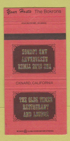 Matchbook Cover - Olde Timer Restaurant Oxnard CA WEAR 30 Strike