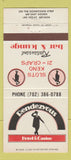 Matchbook Cover - Rendezvous Hotel Casino Las Vegas NV 30 Strike