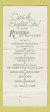 Matchbook Cover - Riviea Hotel Casino Las Vegas NV La Cage 30 Strike