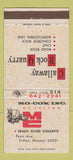 Matchbook Cover - Mo Concrete Fulton MO 30 Strike