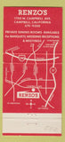 Matchbook Cover - Renzo's Restaurant Campbell CA 30 Strike
