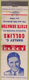 Matchbook Cover - Oakley Collins State Senate OH WORN STAINED