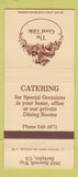 Matchbook Cover - The Good Table Berkeley CA 30 Strike