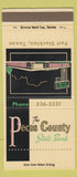 Matchbook Cover - Pecos County State Bank Fort Stockton TX 30 Strike