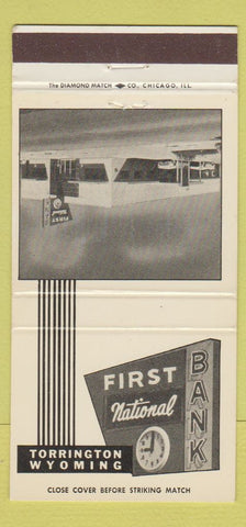 Matchbook Cover - First National Bank Torrington WY 30 Strike