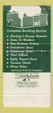 Matchbook Cover - Bank of Laramie WY WEAR 30 Strike