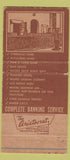 Matchbook Cover - First State Bank Dimmitt TX WEAR 30 Strike