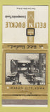 Matchbook Cover - Belt n Buckle Foods Mason City IA Hotel Hanford WEAR 30 Strike