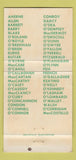Matchbook Cover - Duffy's Shamrock Denver Colorado WEAR 30 Strike