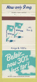Matchbook Cover - BelAir Cigarettes  30 Strike