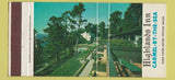 Matchbook Cover - Highlands Inn Carmel By the Sea CA 30 Strike
