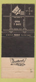 Matchbook Cover - Old Vic Restaurant Canoga Park CA WEAR 30 Strike