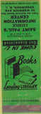 Matchbook Cover - Saint Paul's Catholic Info Center Edgewood RI green