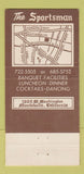 Matchbook Cover - Sportsman Restaurant Montebello CA WEAR 30 Strike
