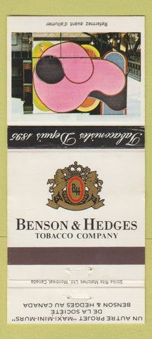 Matchbook Cover - Benson and Hedges Cigarettes QC  30 Strike