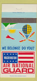 Matchbook Cover - Washington National Guard Spokane Tacoma WA 30 Strike