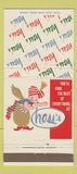 Matchbook Cover - Hess's  30 Strike