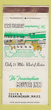 Matchbook Cover - Framingham Motor Inn MA WEAR #2 30 Strike