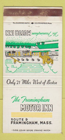 Matchbook Cover - Framingham Motor Inn MA WEAR #2 30 Strike
