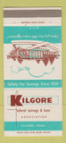 Matchbook Cover - Kolgore Savings and Loan TX 30 Strike