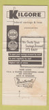 Matchbook Cover - Kolgore Savings and Loan TX 30 Strike