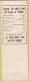 Matchbook Cover - Collins Muffler shops Fort Collins Greeley CO pink