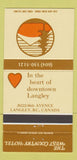 Matchbook Cover - West Country Hotel Langley BC 30 Strike
