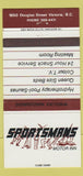 Matchbook Cover - Fort Nelson Hotel & Motel BC 30 Strike