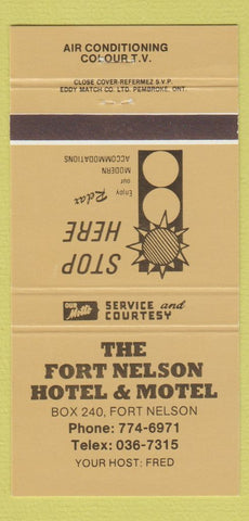 Matchbook Cover - Skyline Airport Hotel Richmond BC 30 Strike