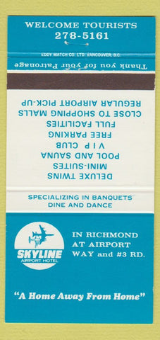 Matchbook Cover - 2400 Court Motel Vancouver BC WEAR 30 Strike