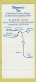 Matchbook Cover - Fisherman's Inn Grasonville MD 30 Strike