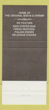 Matchbook Cover - Pascal's Manale New Orleans LA 30 Strike