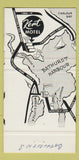 Matchbook Cover - Kent Motel  Bathurst NB WEAR 30 Strike