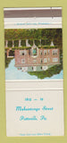Matchbook Cover - Mahantongo Street Pottsville PA 30 Strike