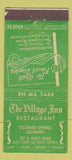 Matchbook Cover - Village Inn Colorado Springs WEAR 30 Stick
