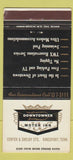 Matchbook Cover - Downtowner Motor Inns Kingsport TX 30 Strike
