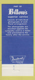 Matchbook Cover - Billow's Funeral Home Cuyahoga Falls Fairlawn OH 30 Strike