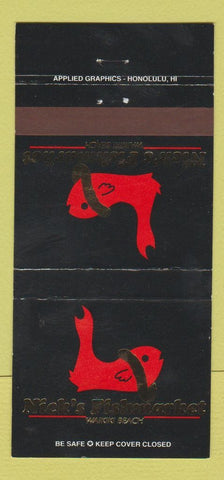Matchbook Cover - Nick's Fishmarket Waikiki Beach Hawaii 30 Strike