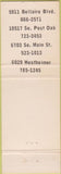 Matchbook Cover - Christie's Restaurant Houston TX lobster