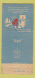 Matchbook Cover - San Juan Room Bellingham Hotel WA 30 Strike
